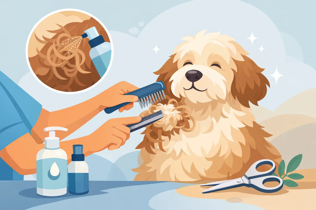How to Detangle Matted Dog Fur Without Pain
