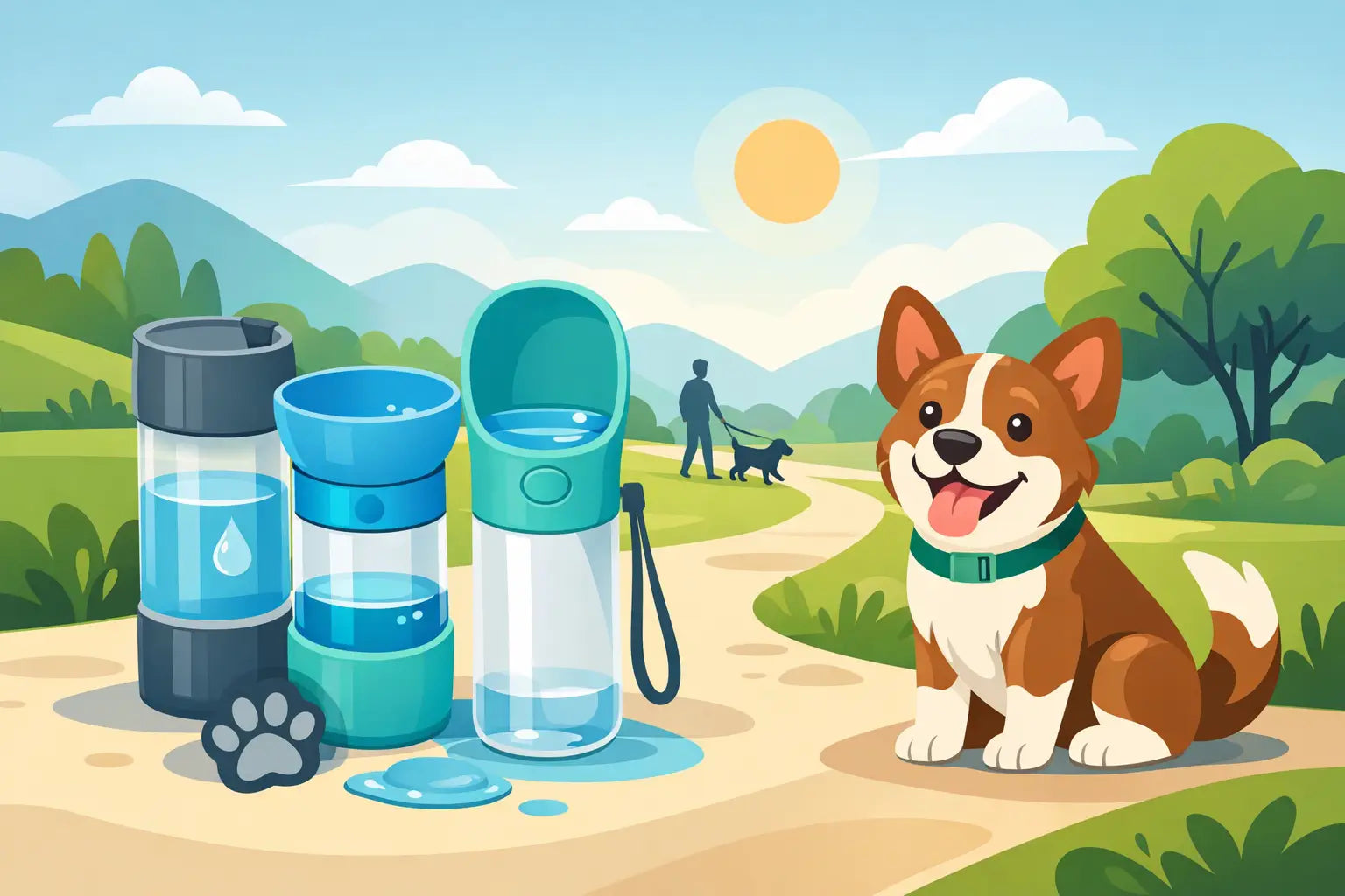 Best Portable Dog Water Bottles for Walks