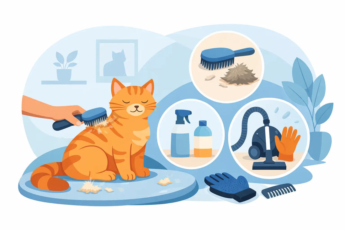 How to Reduce Cat Shedding Without the Fuss