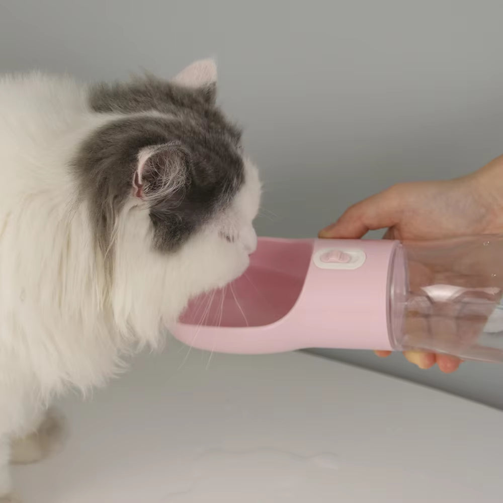 2In1 Portable Dog Water Bottle with Food Container for Large Small Pet Cat Water Feeder Bowl Water Dispenser Chihuahua Supplies