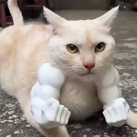 3D-Printed Muscle Arm Costume for Pets – Halloween & Party Accessory
