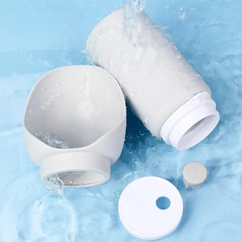 Petlix Trail Bottle — Collapsible Dog Water Bottle with Drinking Tray, Leak-Proof & Portable, 550ml