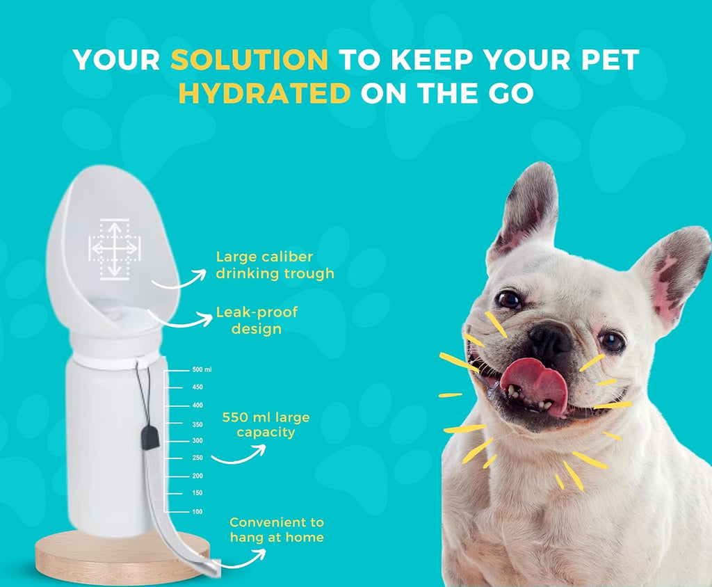 Petlix Trail Bottle — Portable Foldable Dog Water Bottle