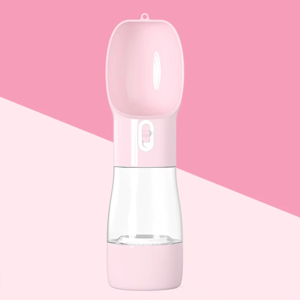 2In1 Portable Dog Water Bottle with Food Container for Large Small Pet Cat Water Feeder Bowl Water Dispenser Chihuahua Supplies