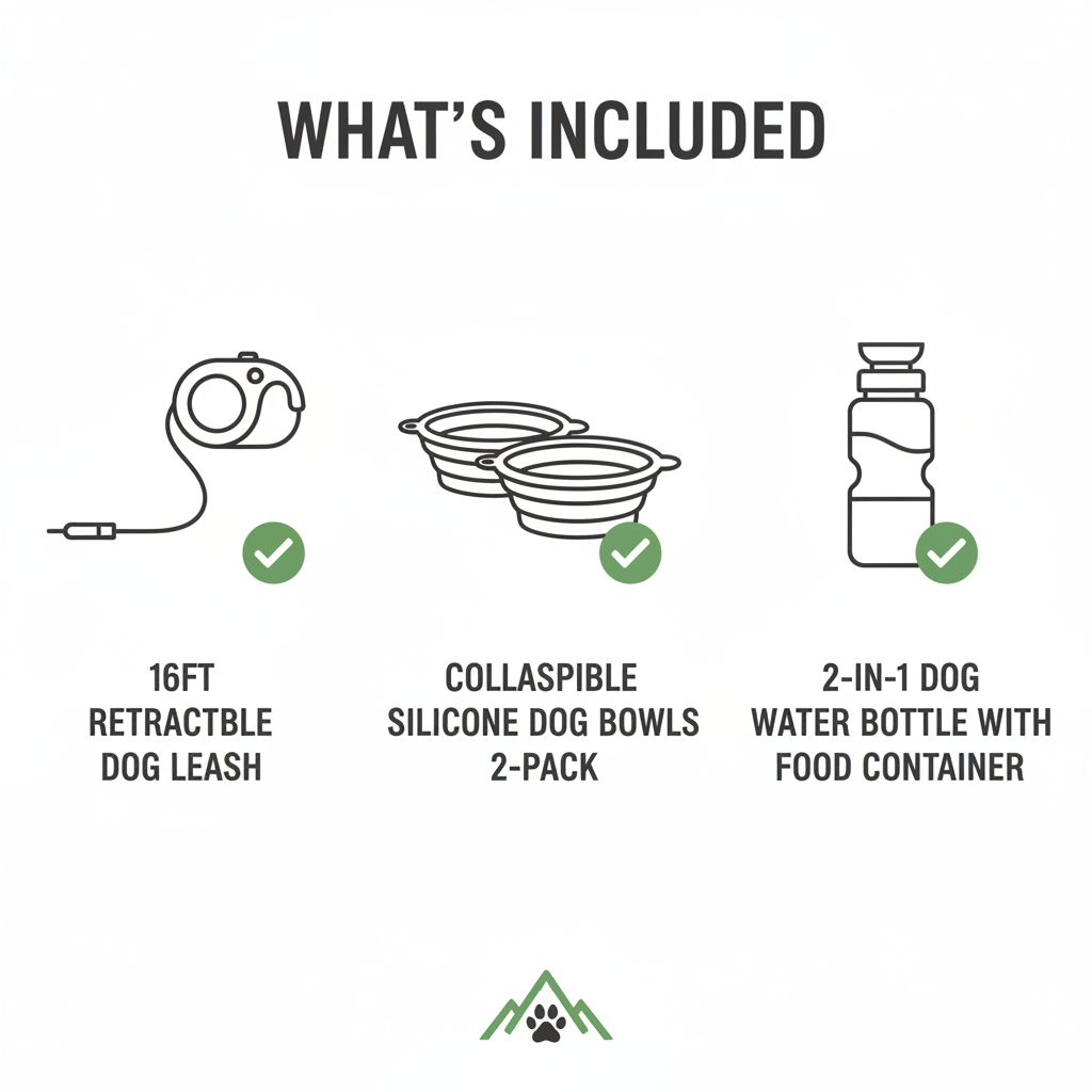 What's included in the Adventure Dog Pack